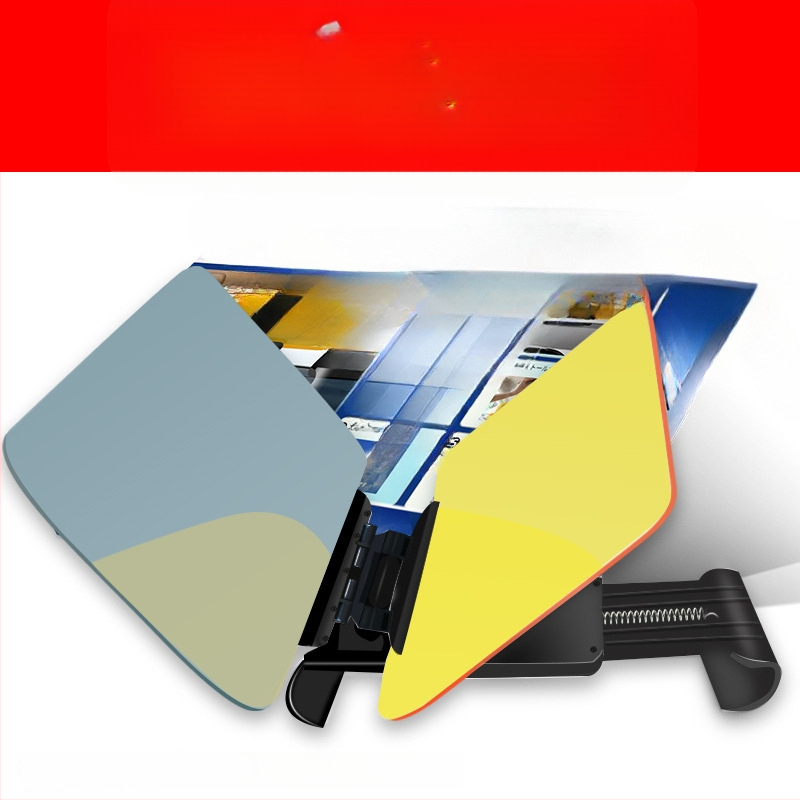 Антибляк огледало за кола, монтаж с лепило, универсално пасване, прост стил