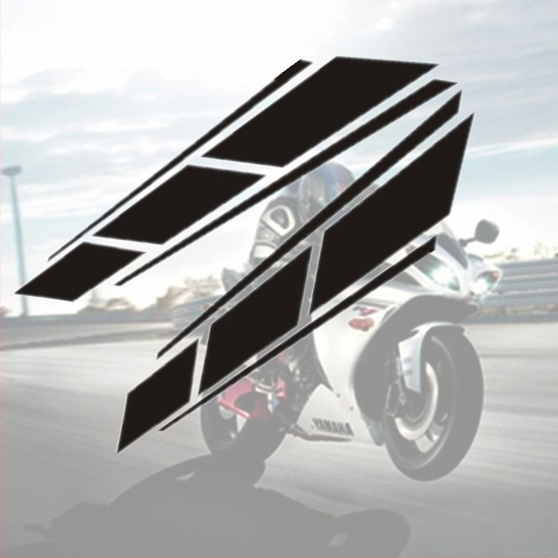 Motocikla uzlīmes rezervoāram, korpusam un priekšējai daļai — atstarojošas, ūdensdrošas un UV noturīgas ar ziedu motīvu