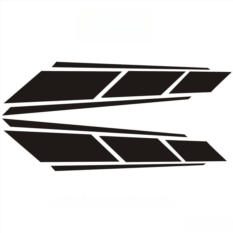 Motocikla uzlīmes rezervoāram, korpusam un priekšējai daļai — atstarojošas, ūdensdrošas un UV noturīgas ar ziedu motīvu