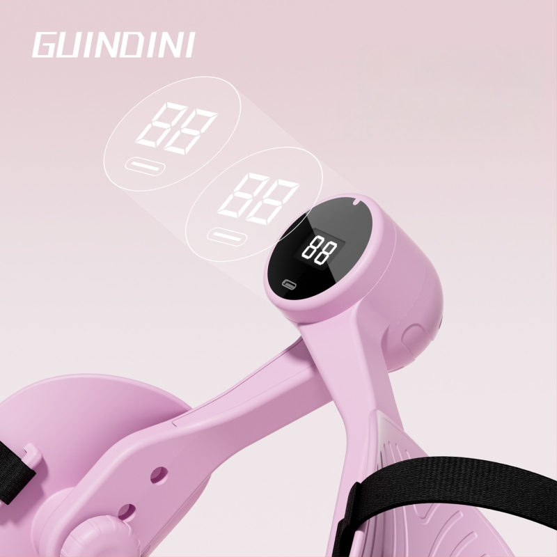 Antrenor de mușchi ai podeului pelvin pentru uz casnic, cu clemă pentru șold și susținere a interiorului coapselor — Materiale: PP, TPE, arc; Brand: Kyndini; Greutate: 360 g