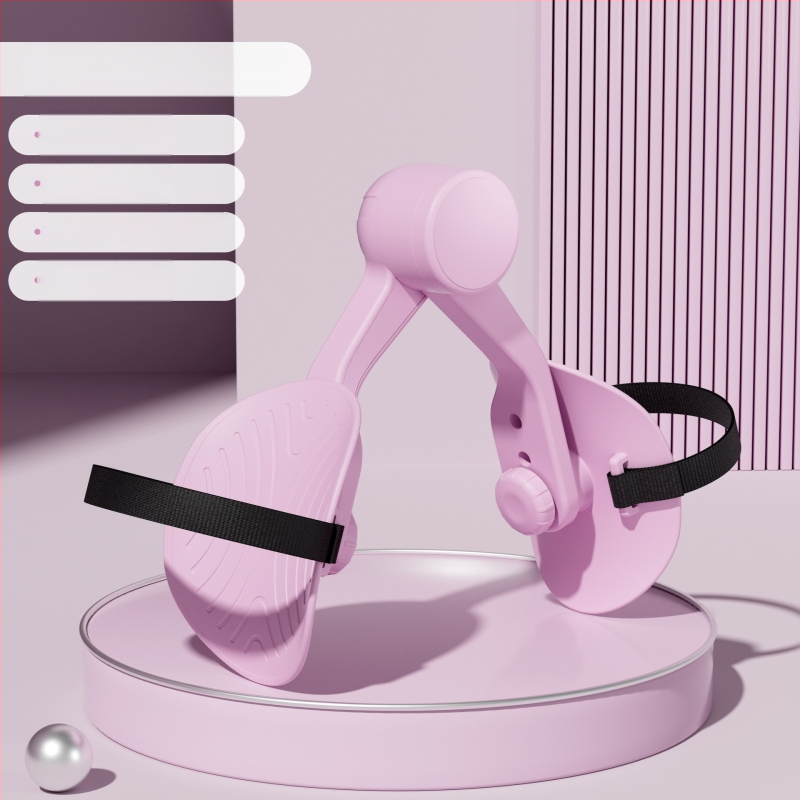 Antrenor de mușchi ai podeului pelvin pentru uz casnic, cu clemă pentru șold și susținere a interiorului coapselor — Materiale: PP, TPE, arc; Brand: Kyndini; Greutate: 360 g