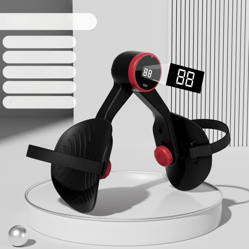 Antrenor de mușchi ai podeului pelvin pentru uz casnic, cu clemă pentru șold și susținere a interiorului coapselor — Materiale: PP, TPE, arc; Brand: Kyndini; Greutate: 360 g