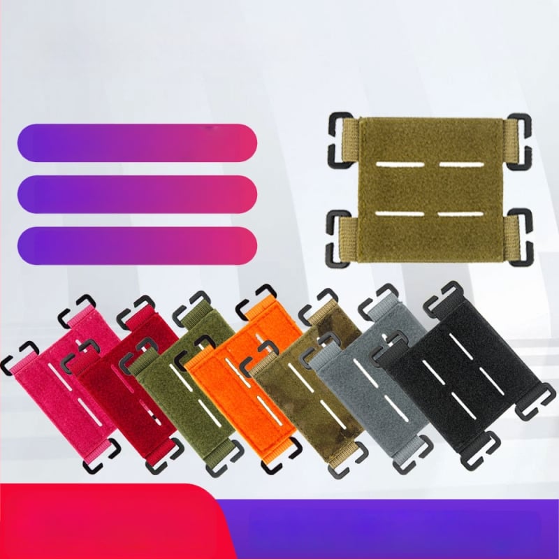 Liruida ultraliegs neilona Velcro taktiskais aksesuārs mugurai ar MOLLE sistēmu, rokas siksnas bāze, noņemams