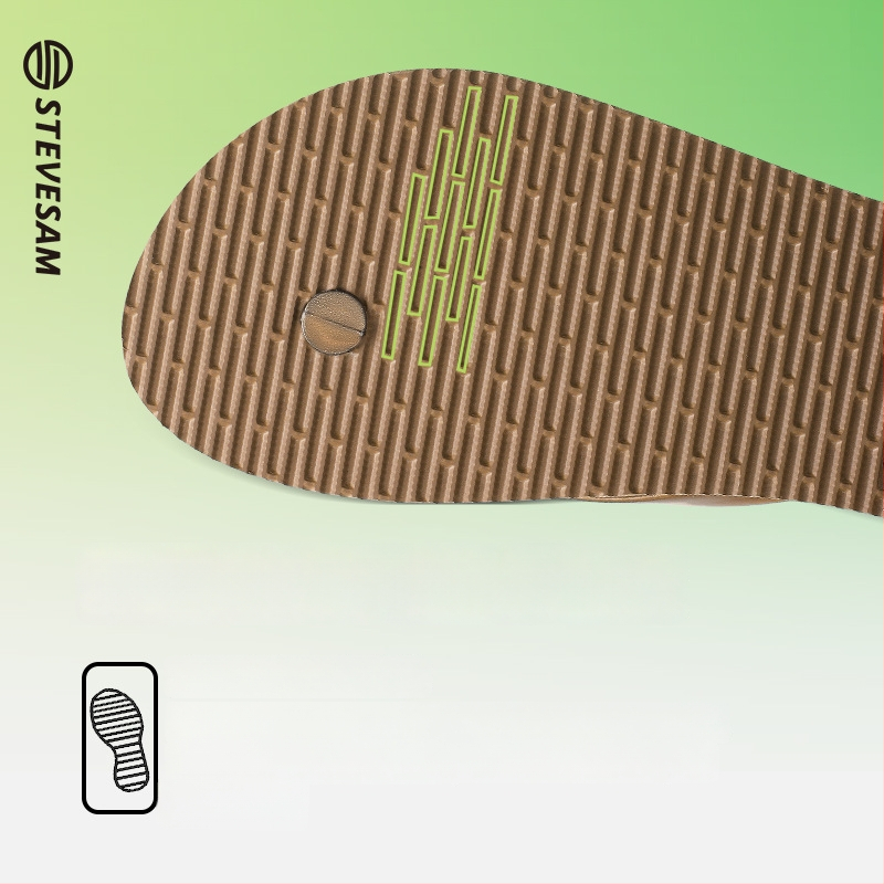 Stevesam moterų paplūdimio šlepetės, PVC viršus, gumos padas, priešslidimas, be uždarymo