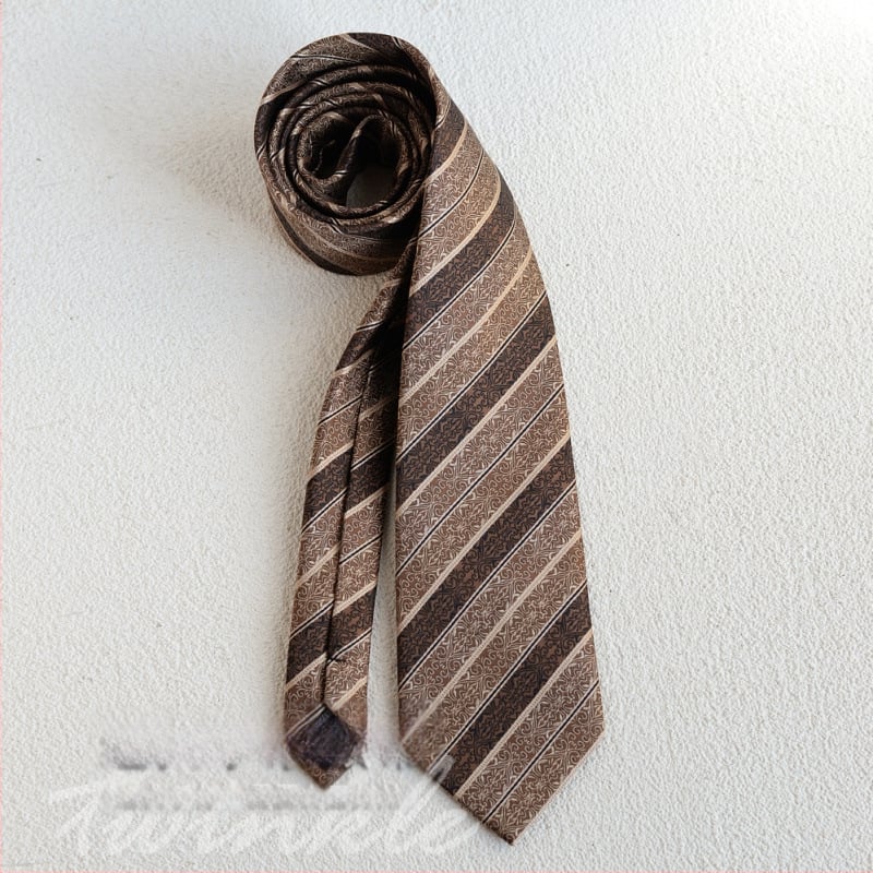 Set cravată și papion cu batistă de buzunar, model dungat, lățime obișnuită, poliester-satin, jacquard, fără nod, pentru nunți și afaceri