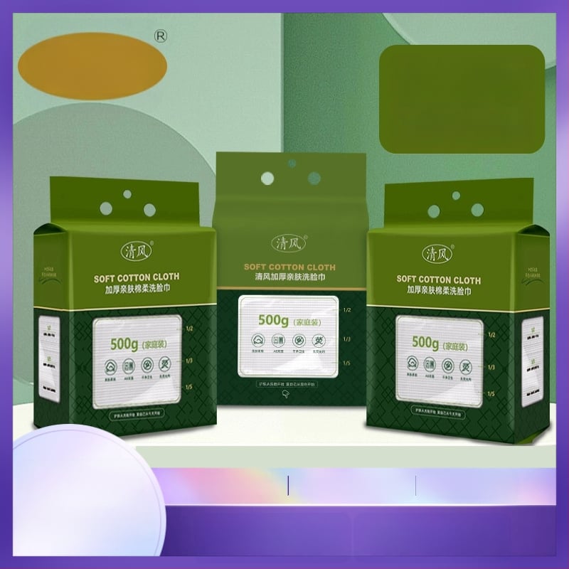 Μίας χρήσης πετσέτες προσώπου, μαλακές σαν βαμβάκι και χωρίς χνούδια, αναρτώμενο σχέδιο τράβηγμα, απομακρύνουν το μακιγιάζ, ίνες φυτικής προέλευσης