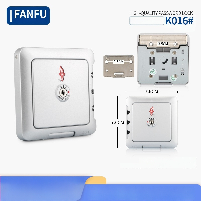 Κλειδαριά βαλίτσας με αλουμινένιο πλαίσιο – Αντικλοπή, αλουμίνιο, Fanfu Αξεσουάρ αποσκευών