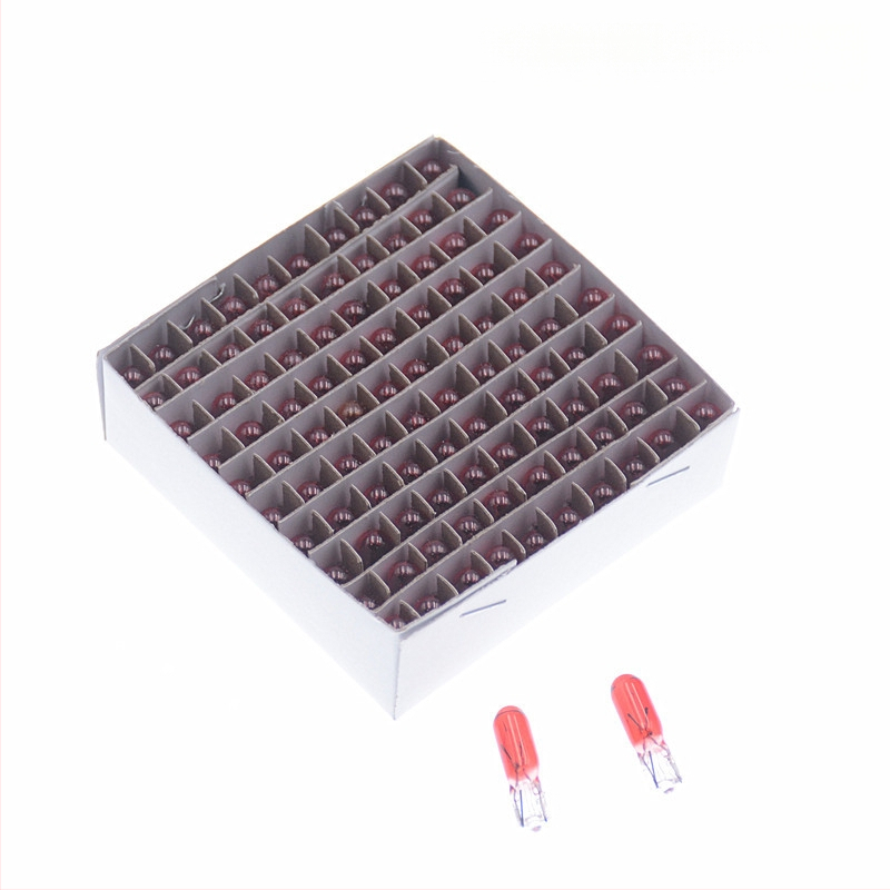 Λάμπα οργάνων αυτοκινήτου, μοντέλο T5, 12V, 1.2W, επίπεδο βύσμα