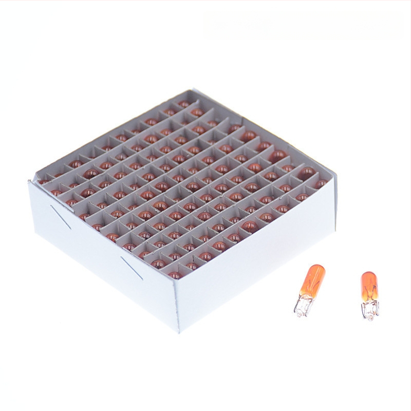 Λάμπα οργάνων αυτοκινήτου, μοντέλο T5, 12V, 1.2W, επίπεδο βύσμα