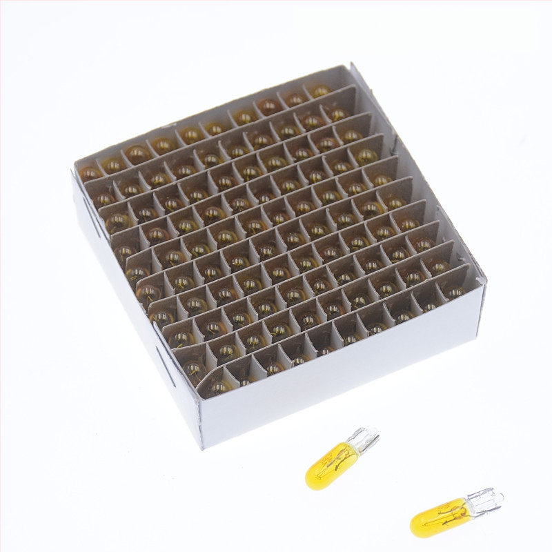 Λάμπα οργάνων αυτοκινήτου, μοντέλο T5, 12V, 1.2W, επίπεδο βύσμα