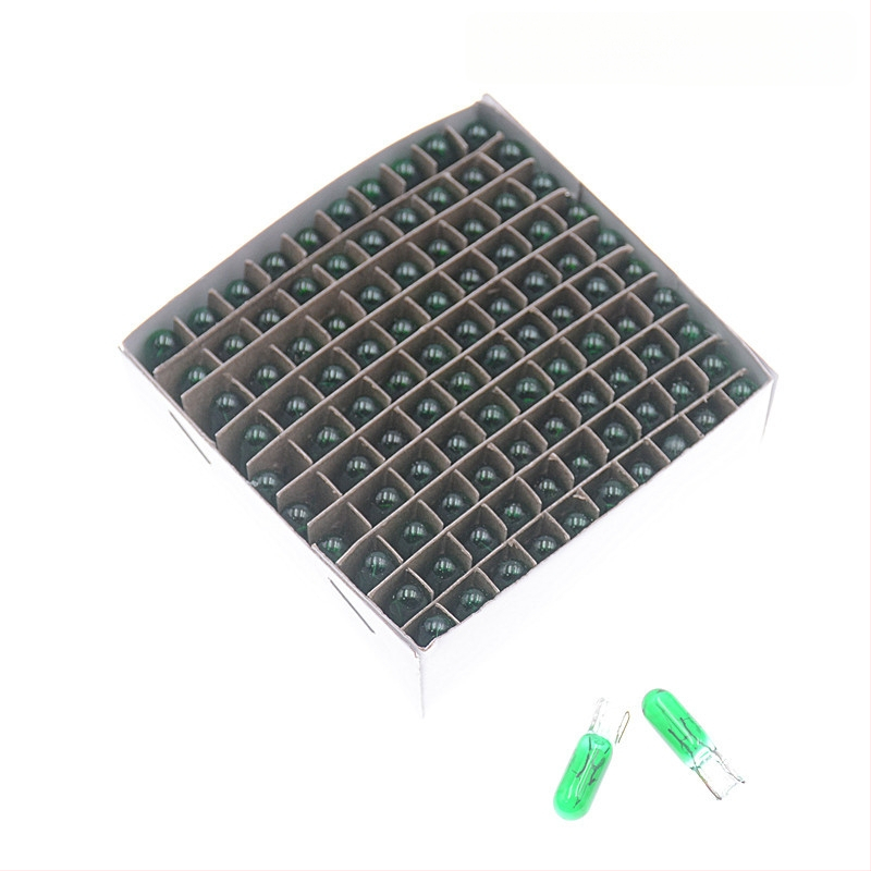 Λάμπα οργάνων αυτοκινήτου, μοντέλο T5, 12V, 1.2W, επίπεδο βύσμα