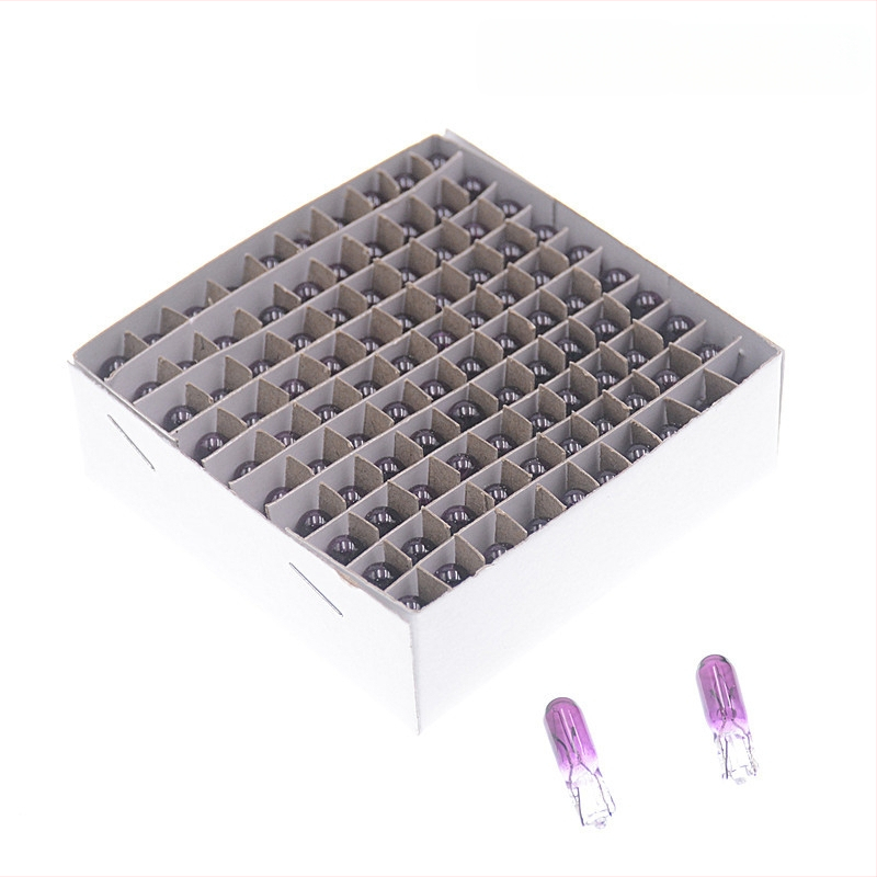 Λάμπα οργάνων αυτοκινήτου, μοντέλο T5, 12V, 1.2W, επίπεδο βύσμα