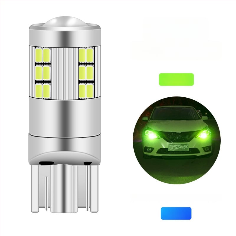 Автомобилен светодиоден индикатор за ширина T10/W5W, 27SMD 1206; 12V, 3W (универсална съвместимост)