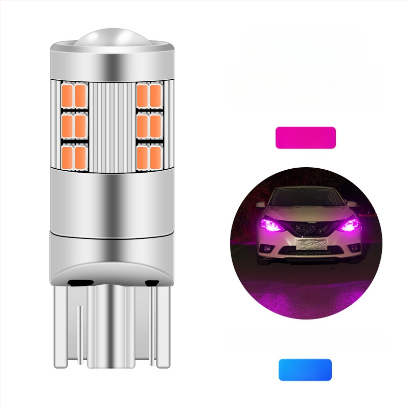 Автомобилен светодиоден индикатор за ширина T10/W5W, 27SMD 1206; 12V, 3W (универсална съвместимост)