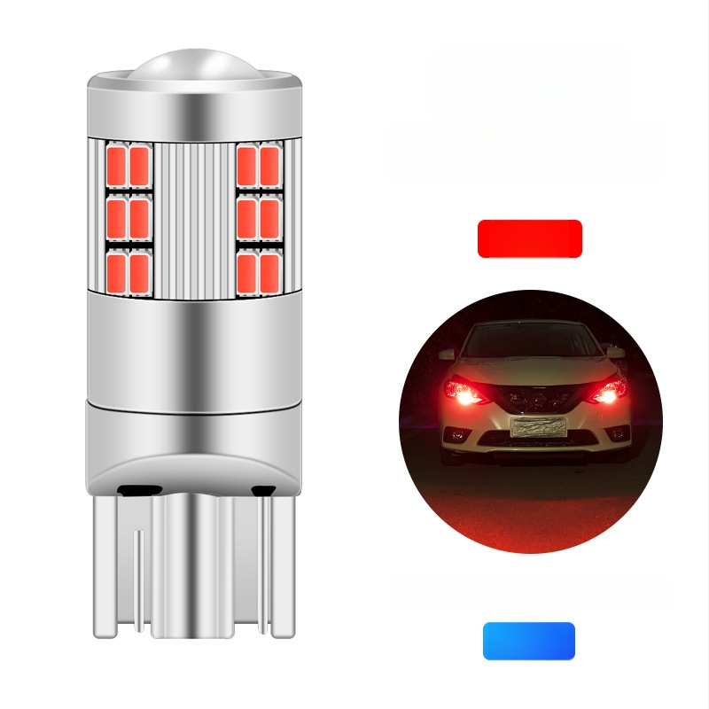 Автомобилен светодиоден индикатор за ширина T10/W5W, 27SMD 1206; 12V, 3W (универсална съвместимост)