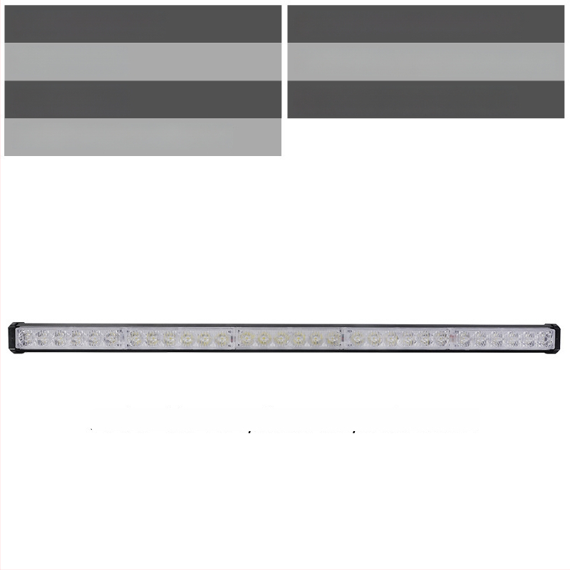 Алуминиева LED светлина за предна решетка на автомобил – предупреждаваща дневна светлина, 72W, 12-24V, модел: предупреждаваща светлина