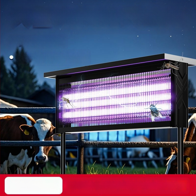 Kültéri napelemes szúnyogirtó lámpa - vízálló, újratölthető, UV-lila fény csapda, 200 m²+ lefedettség