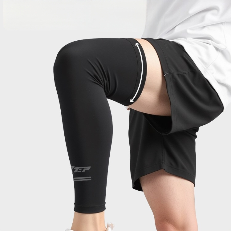 Lungi bandaje pentru picioare cu acoperire pentru picior – protecție UV Ice Silk, respirabile, material LYCRA-SPANDEX