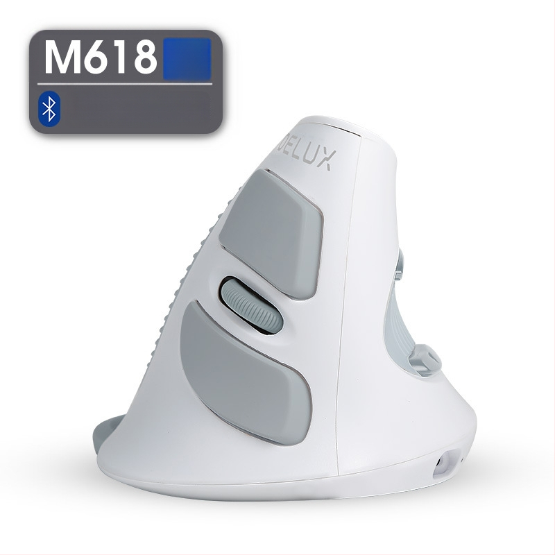 Вертикална USB ергономична мишка, 5 бутона, оптичен сензор, модел M618