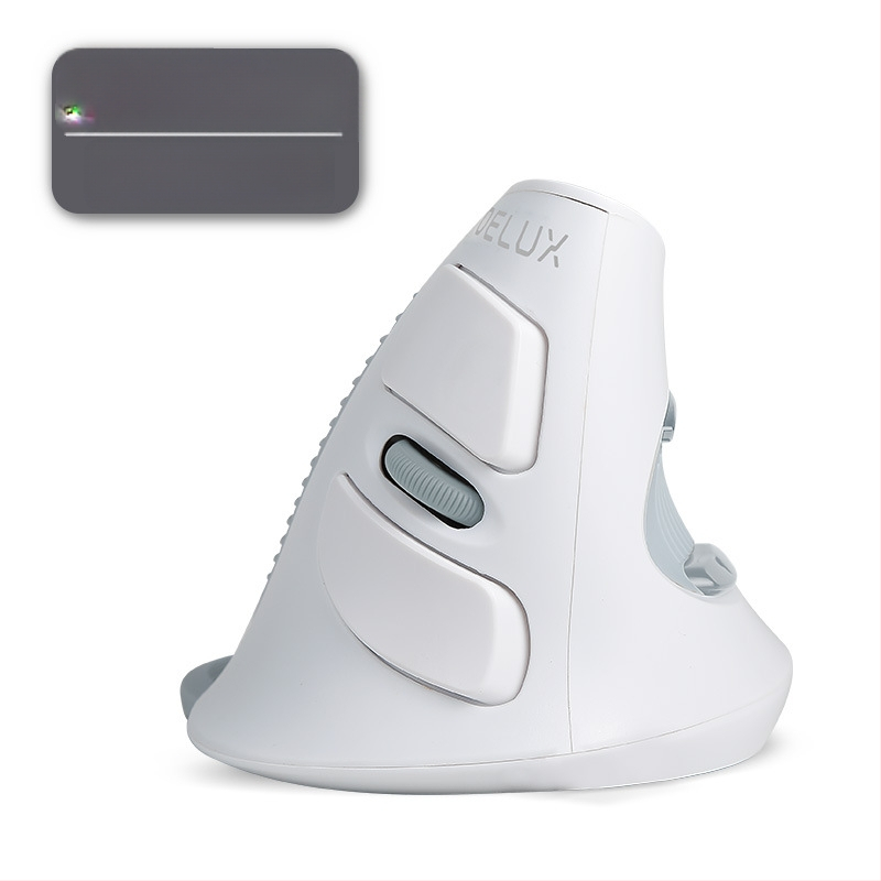 Вертикална USB ергономична мишка, 5 бутона, оптичен сензор, модел M618