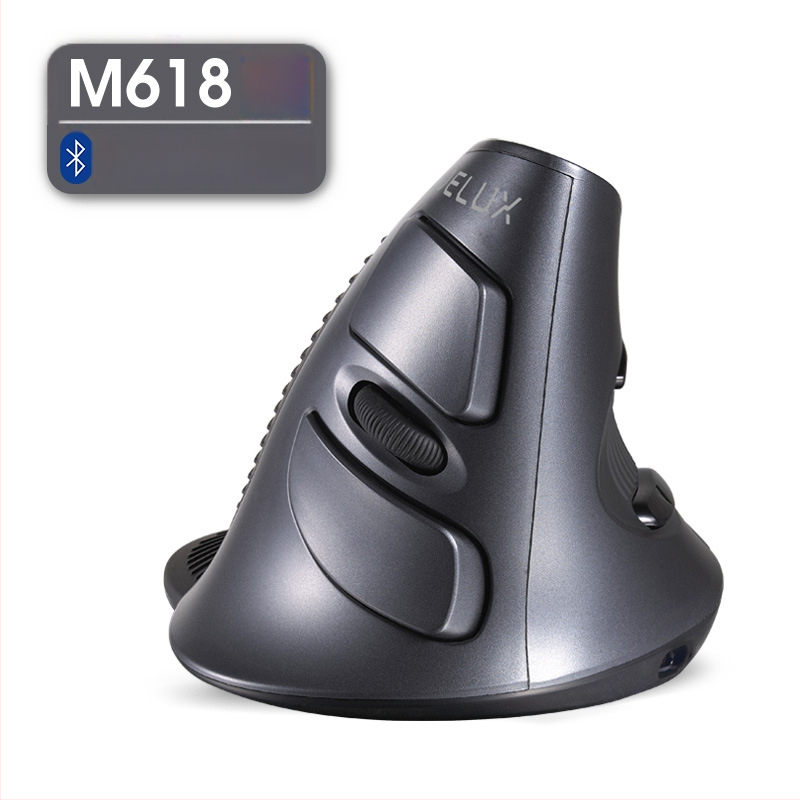 Вертикална USB ергономична мишка, 5 бутона, оптичен сензор, модел M618