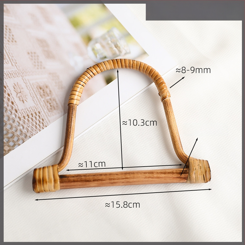 DIY υφαντή λαβή τσάντας — μέταλλο, κομψό στυλ ώριμης γυναίκας, σχέδιο: άλλο