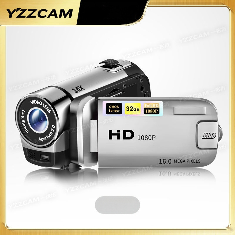 Kompaktiška skaitmeninė rankinė kamera su atverčiamu pasukamu ekranu selfiams; 16 MP CCD jutiklis, 16x optinis priartinimas, optinis vaizdo stabilizavimas