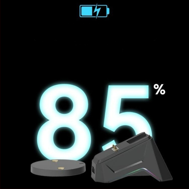 Магнитна зарядна база за Logitech G502/G903 с USB докинг станция, жично USB свързване, кабел 1.5 м; включва зарядна база, заряден модул, кабел за данни и ръководство