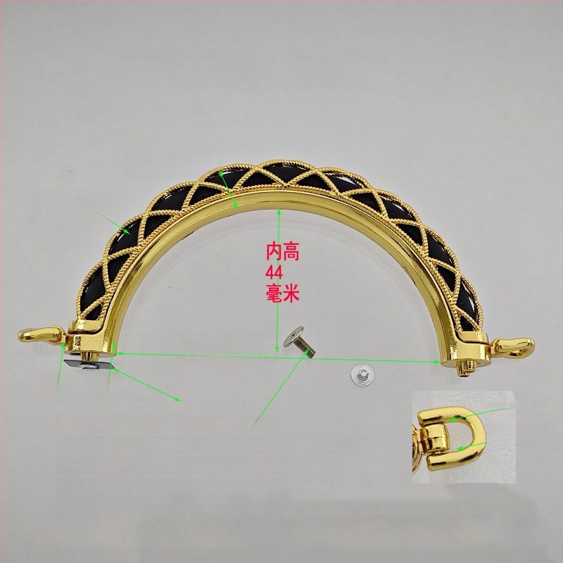 Σετ εξαρτημάτων τσάντας: κυκλικές και ημικυκλικές λαβές, κούφιες λαβές, μεταλλικές σταθερές λαβές, αξεσουάρ με χάντρες μπαμπού και δαχτυλίδια μεταφοράς — Άνοιξη 2024.