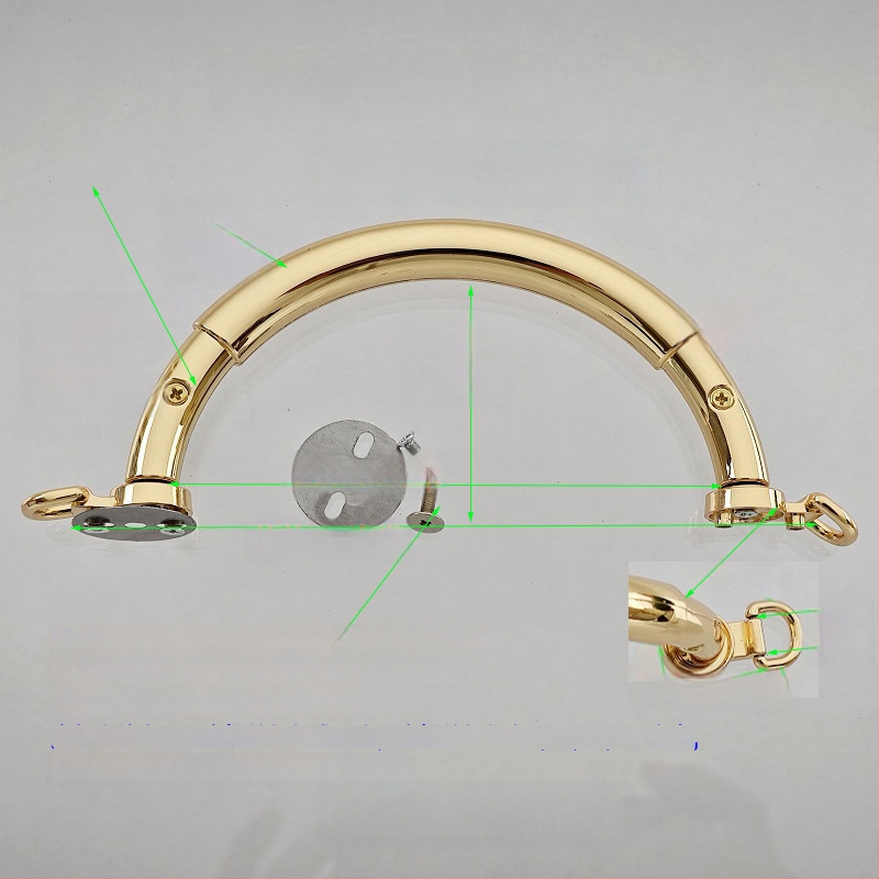 Σετ εξαρτημάτων τσάντας: κυκλικές και ημικυκλικές λαβές, κούφιες λαβές, μεταλλικές σταθερές λαβές, αξεσουάρ με χάντρες μπαμπού και δαχτυλίδια μεταφοράς — Άνοιξη 2024.