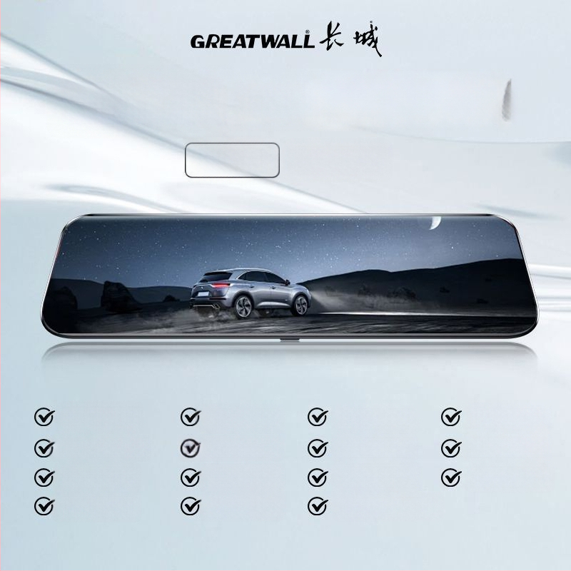 Camera auto pentru bord cu lentile față și spate duble, rezoluție 2160p, vedere de noapte îmbunătățită