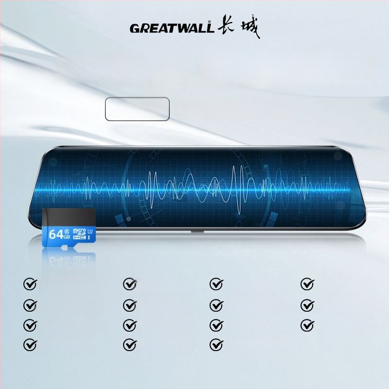 Camera auto pentru bord cu lentile față și spate duble, rezoluție 2160p, vedere de noapte îmbunătățită