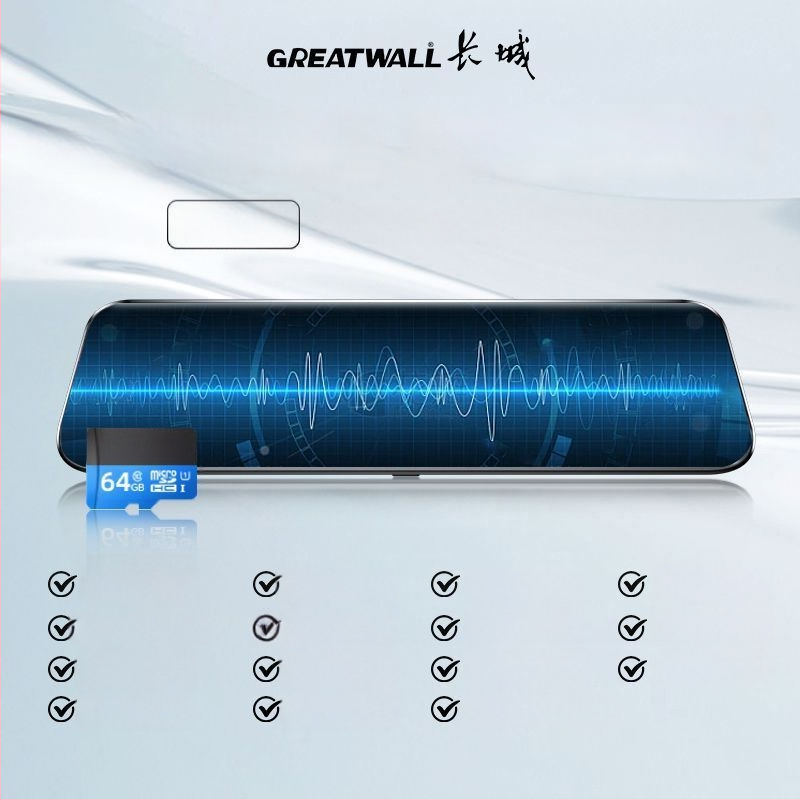 Camera auto pentru bord cu lentile față și spate duble, rezoluție 2160p, vedere de noapte îmbunătățită