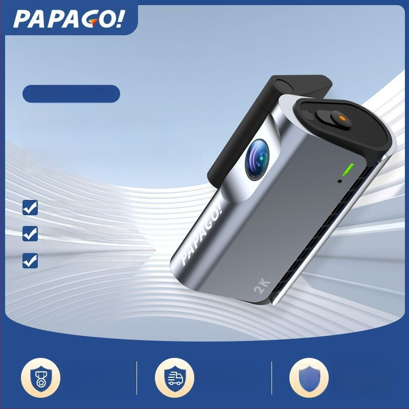 Papago! N120/N100, cameră auto fără ecran, cu control vocal, HD Night Vision, unghi 120°, 4 MP, card SD, rețea 2G