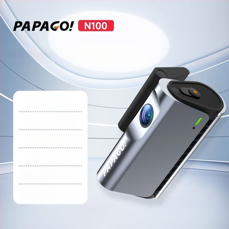 Papago! N120/N100, cameră auto fără ecran, cu control vocal, HD Night Vision, unghi 120°, 4 MP, card SD, rețea 2G