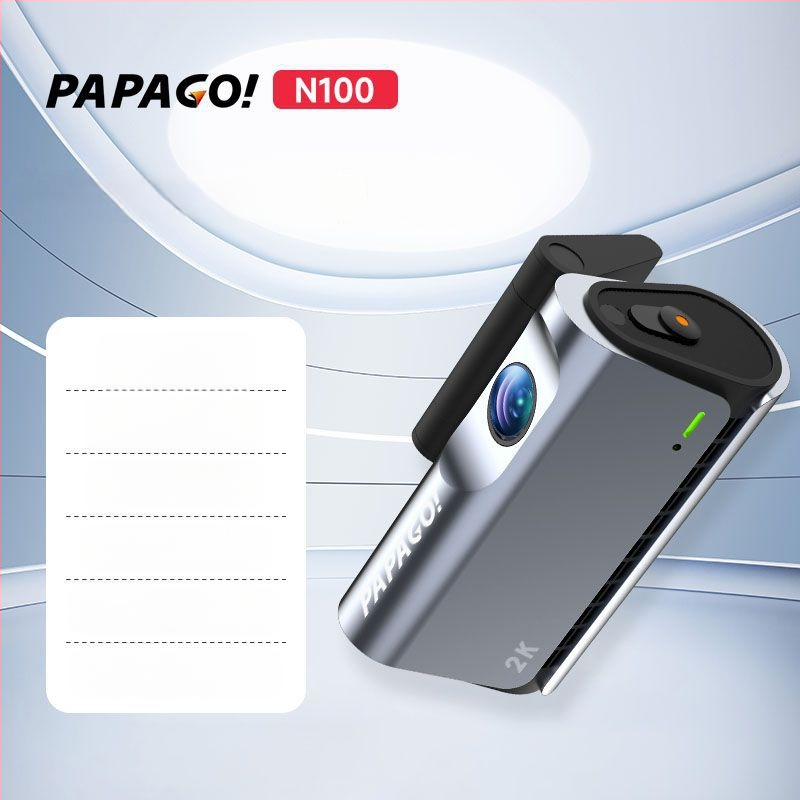 Papago! N120/N100, cameră auto fără ecran, cu control vocal, HD Night Vision, unghi 120°, 4 MP, card SD, rețea 2G