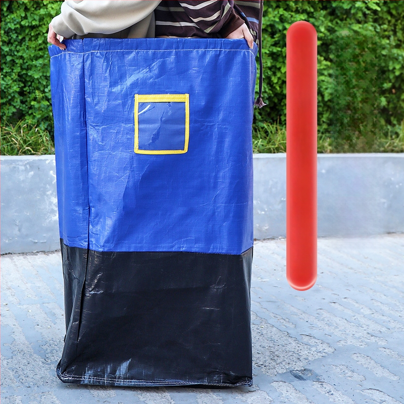 Auduma plastmasas soma ekspresaj pārvadāšanai, PE pārklājums, logotipa druka, slodze 1-50, plastmasas materiāliem