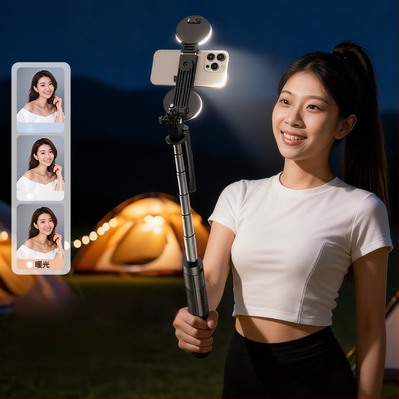 Băț de selfie cu bază de podea pentru DJI Pocket 3 — Ultra-stabil, Portabil, Ideal pentru filmări în aer liber, concerte și călătorii