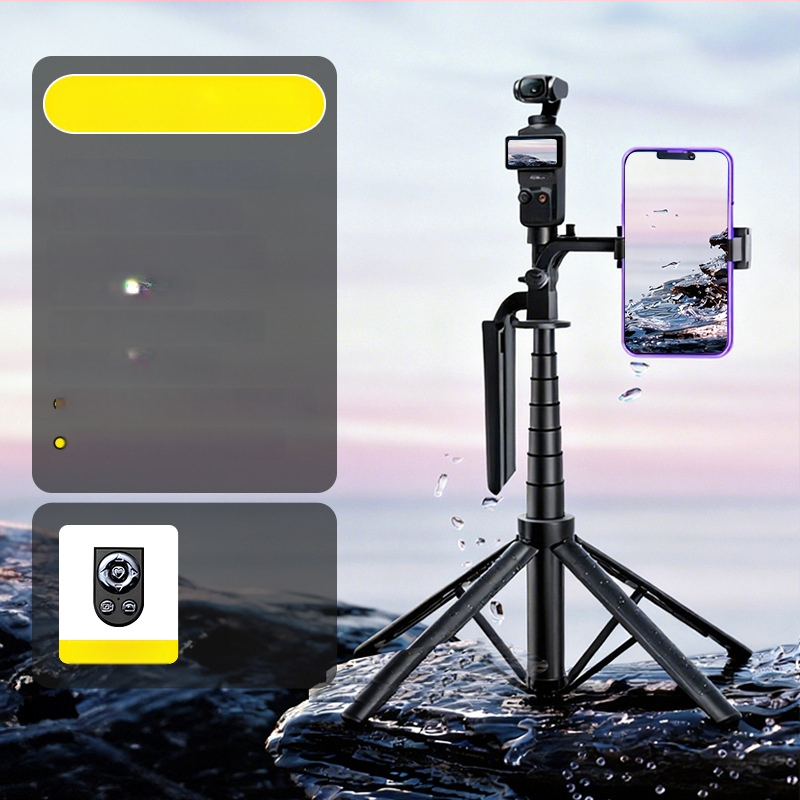 Băț de selfie cu bază de podea pentru DJI Pocket 3 — Ultra-stabil, Portabil, Ideal pentru filmări în aer liber, concerte și călătorii