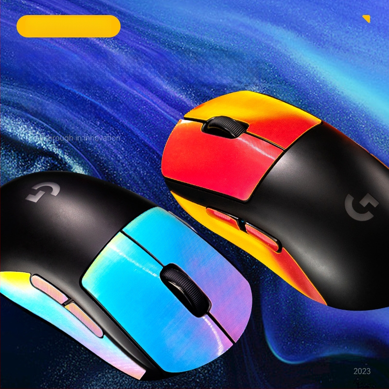 Антихлъзгащи силиконови лепенки за Logitech GPW генерация гейминг мишка – цветен дизайн