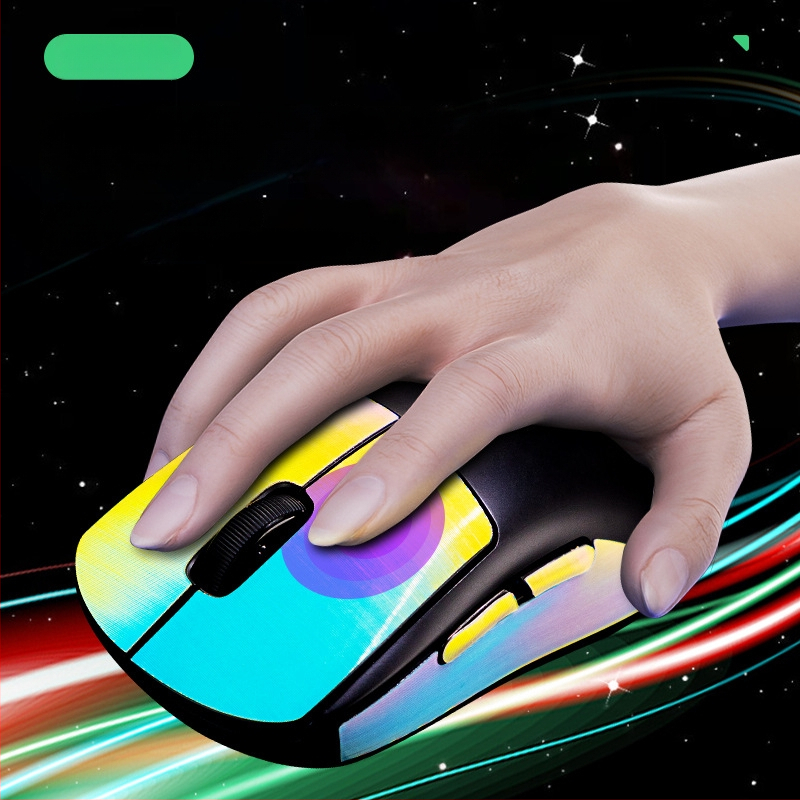 Антихлъзгащи силиконови лепенки за Logitech GPW генерация гейминг мишка – цветен дизайн