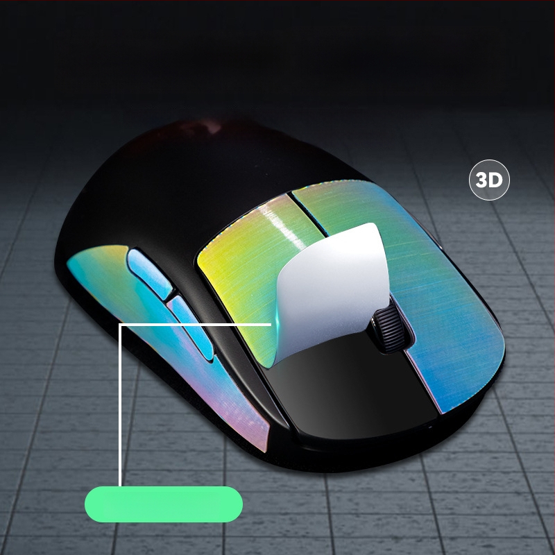 Антихлъзгащи силиконови лепенки за Logitech GPW генерация гейминг мишка – цветен дизайн