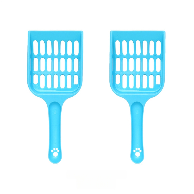 Lingură pentru nisip de pisici, din plastic, model A1P30, brand Fan yi, cu găuri fine și găuri îngroșate