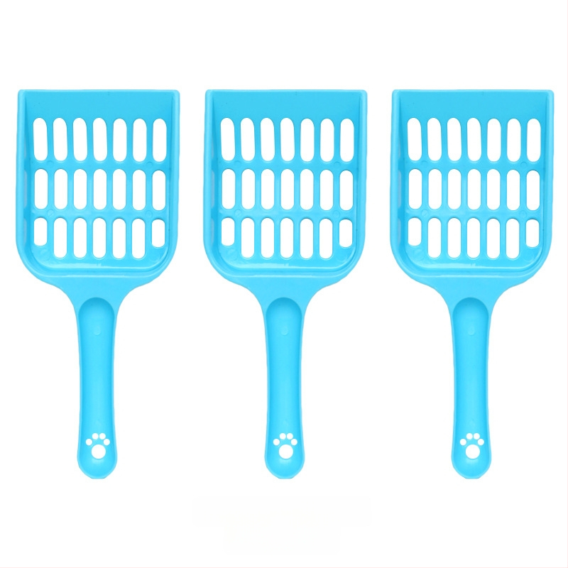 Lingură pentru nisip de pisici, din plastic, model A1P30, brand Fan yi, cu găuri fine și găuri îngroșate