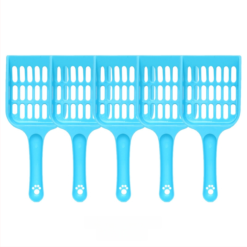 Lingură pentru nisip de pisici, din plastic, model A1P30, brand Fan yi, cu găuri fine și găuri îngroșate