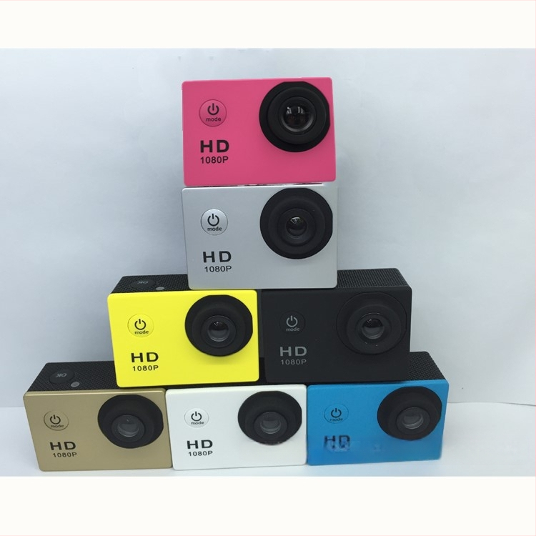 SJ5000 шлем камера за спорт - 1080P HD, 2.0-инчов LCD, TF карта за съхранение, живот на батерията 1,5 ч.