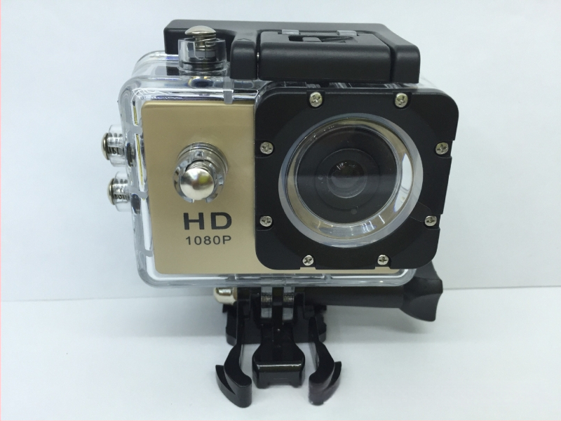 SJ5000 шлем камера за спорт - 1080P HD, 2.0-инчов LCD, TF карта за съхранение, живот на батерията 1,5 ч.