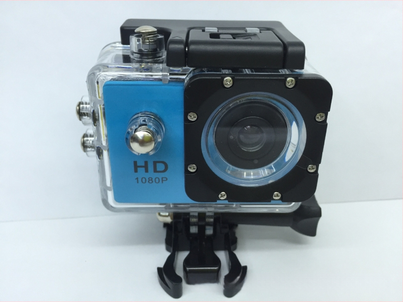 SJ5000 шлем камера за спорт - 1080P HD, 2.0-инчов LCD, TF карта за съхранение, живот на батерията 1,5 ч.