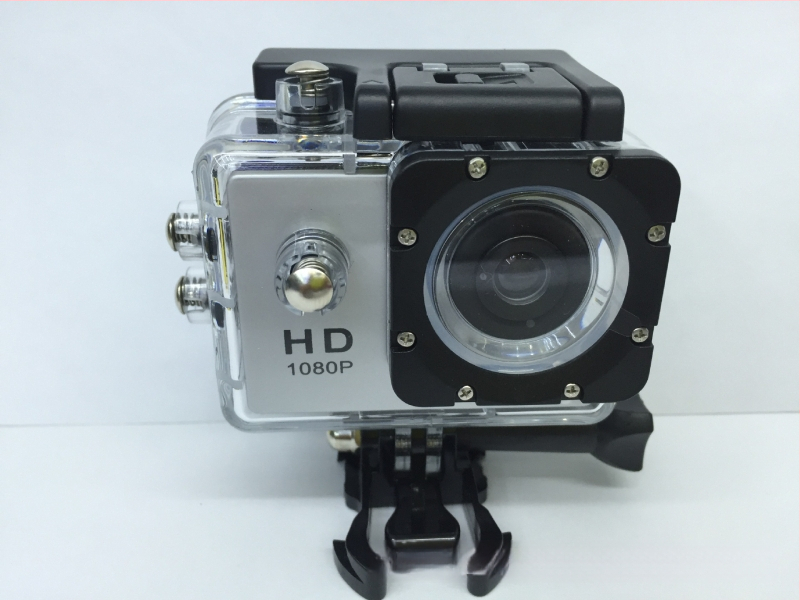 SJ5000 шлем камера за спорт - 1080P HD, 2.0-инчов LCD, TF карта за съхранение, живот на батерията 1,5 ч.