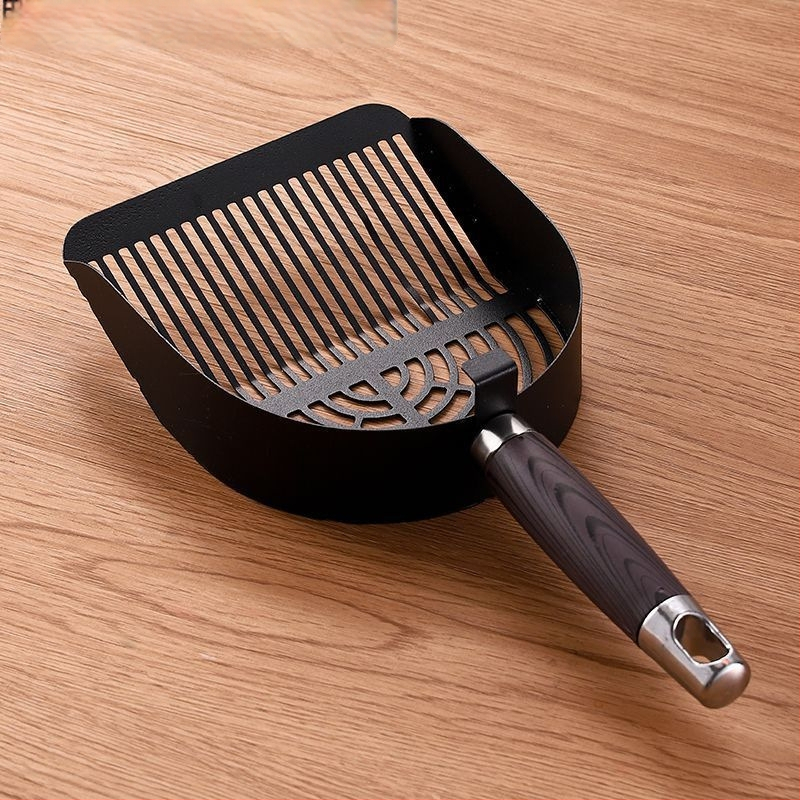 Lingură pentru nisip de pisică – design îngroșat, găuri fine, plastic durabil; brand Piece; pentru alte aplicații